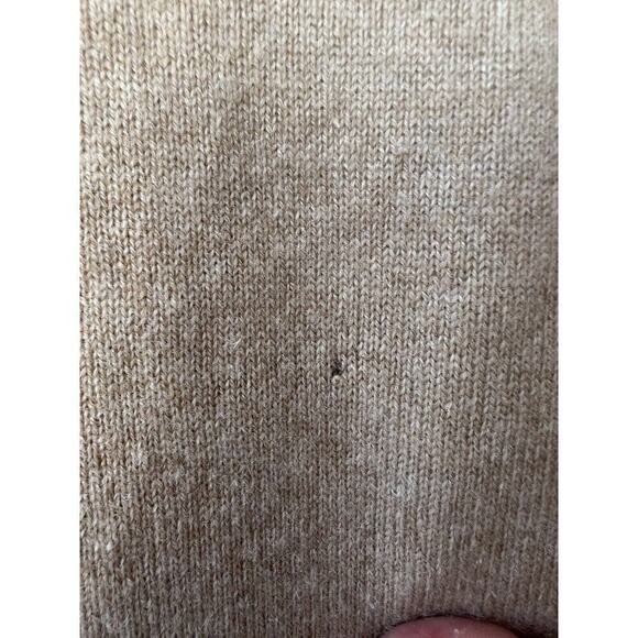 Polo Ralph Lauren Cotton Cashmere V-Neck Sweater Mens 2XL XXL Beige - Picture 4 of 5